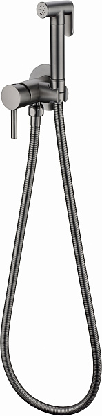 Смеситель встраиваемый с гигиеническим душем  Grocenberg GB001BG Графит